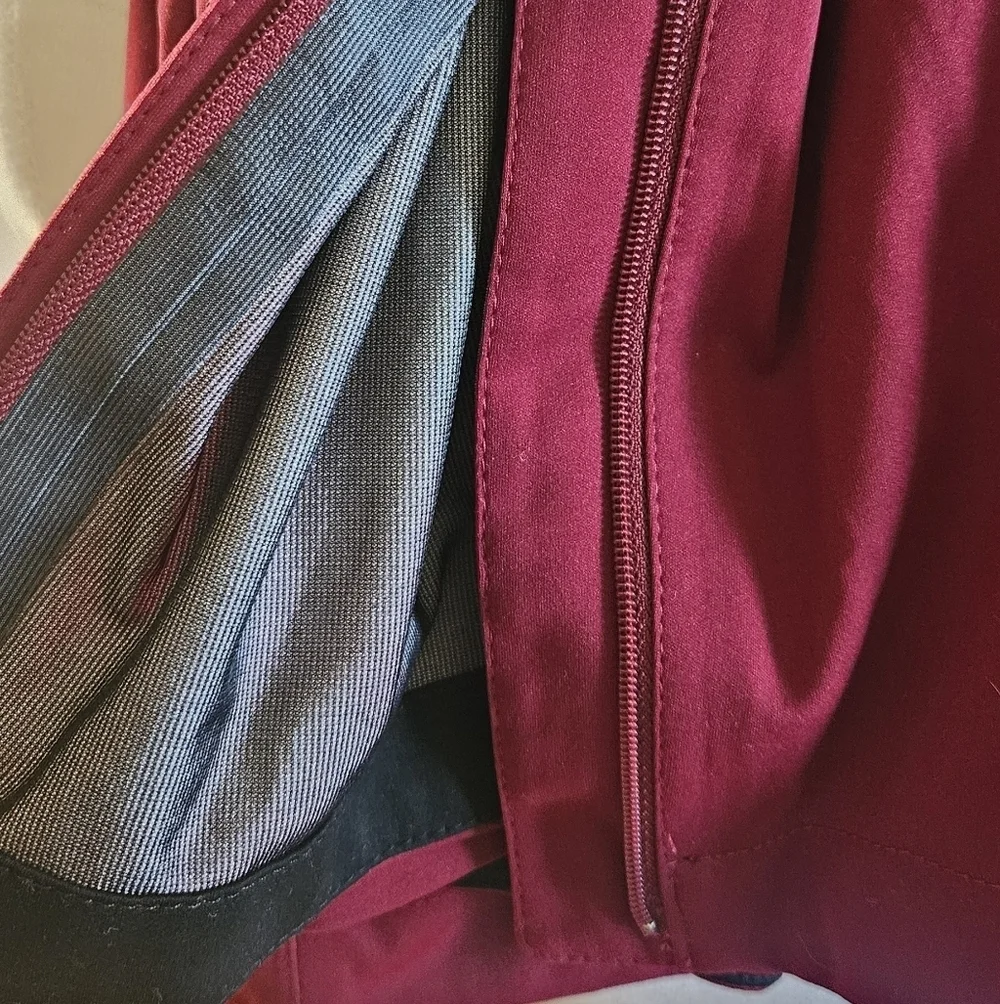 Nike Golf Storm Fit Short Sleeve 1/4 Zip Windbreaker Jacket Mens M/Wmn's L  Red